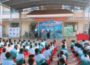HOẠT ĐỘNG TRẢI NGHIỆM AN TOÀN GIAO THÔNG ” CHO NỤ CƯỜI TRẺ THƠ” tại Trường Tiểu học Kim Đồng Cư Jưt Đăk Nông