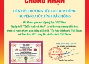 THIẾU NHI VUI KHỎE_ TỰ HÀO THIẾU NHI VIỆT NAM VÀ KUN HỌC TỐT