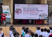CHƯƠNG TRÌNH ” ĐỘI MŨ XINH – BẢO VỆ CHÚNG MÌNH. TRAO TẶNG MŨ BẢO HIỂM CHO HỌC SINH LỚP 1. NĂM HỌC: 2024-2025. CHƯƠNG TRÌNH ” ĐỘI MŨ XINH – BẢO VỆ CHÚNG MÌNH. TRAO TẶNG MŨ BẢO HIỂM CHO HỌC SINH LỚP 1. NĂM HỌC: 2024-2025.